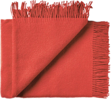Athen 130X200 Cm Home Textiles Cushions & Blankets Blankets & Throws Rød Silkeborg Uldspinderi*Betinget Tilbud