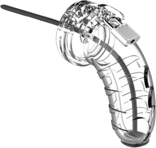 ManCage: Model 16 with Urethal Sounding, 11.5 cm, transparent