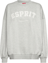Women Sweatshirts Long Sleeve Tops Sweatshirts & Hoodies Sweatshirts Grey Esprit Casual