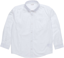 Ross - Shirt Tops Shirts Long-sleeved Shirts White Hust & Claire