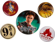 Harry Potter Gryffindor Knappar - 5-pack