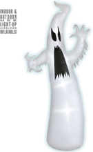 STORT Uppblåsbart Spöke med LED Ljus 244 cm