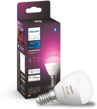 Philips Hue Luster Kuleformet LED-pære White and Color Ambiance E14 470 lm