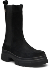 Essential Suede Chelsea Boot Shoes Chelsea Boots Black Tommy Hilfiger