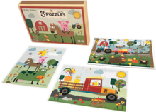 Wacky Wonders - 3 Puzzles - Int Toys Puzzles And Games Puzzles Classic Puzzles Multi/mønstret Barbo Toys*Betinget Tilbud