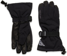 Powder Gauntlet - 5 Finger Accessories Gloves Finger Gloves Svart Hestra*Betinget Tilbud