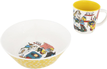 Children's Tableware Pippi Home Meal Time Dinner Sets Multi/patterned Martinex