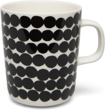 Siirtolapuutarha Mug Home Tableware Cups & Mugs Coffee Cups Svart Marimekko Home*Betinget Tilbud