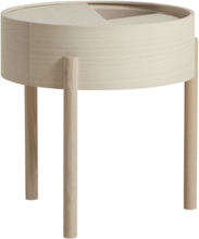 Arc Side Table Home Furniture Tables Side Tables & Small Tables White WOUD