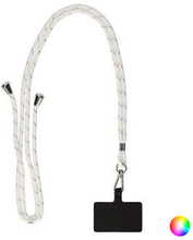 Mobile Phone Hanging Cord KSIX 160 cm Polyester - Hvid