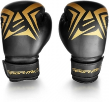 SportMe Boxhandske Gold Junior, black/gold, 10 oz