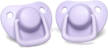 2-Pack Pacifiers - Fresh Violet 0-6 Months Baby & Maternity Pacifiers & Accessories Pacifiers Lilla Filibabba*Betinget Tilbud
