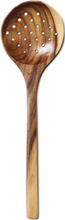Wooden Utensil Skimmer Spoon Xl Home Kitchen Kitchen Tools Spoons & Ladels Brun Dutchdeluxes*Betinget Tilbud