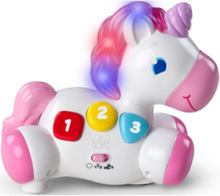 Bright Starts Unicorn Toys Baby Toys Educational Toys Activity Toys Hvit Bright Starts*Betinget Tilbud