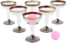 Party Pong Prosecco Edition - Dryckesspel med 12 Glas och 2 Bollar