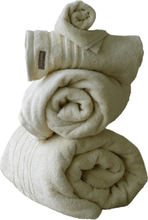 Badehåndklæde Devon Home Textiles Bathroom Textiles Towels & Bath Towels Bath Towels Cream Mimou