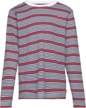 Levi's® Long Sleeve Striped Thermal Tee T-shirts Long-sleeved T-shirts Multi/mønstret Levi's*Betinget Tilbud