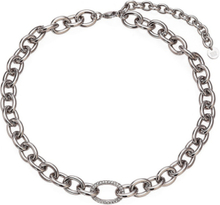 Harper Chunky Silver Accessories Jewellery Necklaces Chain Necklaces Silver Bud To Rose