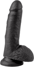 Pipedream King Cock With Balls Black 18 cm Dildo