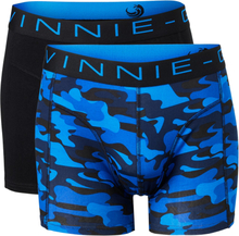 Vinnie-G Boxershorts 2-pack Black/Blue Army-XXL