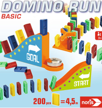 Domino Run Basic Toys Puzzles And Games Games Domino Multi/mønstret Noris*Betinget Tilbud