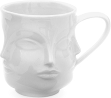 Dora Maar Mugg Home Tableware Cups & Mugs Coffee Cups White Jonathan Adler