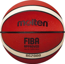 Basketball ball training MOLTEN B6G2000 FIBA rubber size 6