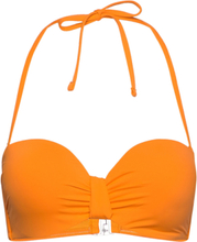 Swim Bra Reese Balc Tt Knot Swimwear Bikinis Bikini Tops Bandeau Bikinitops Orange Lindex