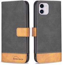 BINFEN COLOR BF Leather Case Series-7 Style 11 PU Leather Shell for iPhone 11 , Skin Touch Leather F
