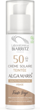 Laboratoires De Biarritz, Alga Maris Tinted Face Sunscreen Spf50 Beige, 50 Ml Solkrem Ansikt Nude Laboratoires De Biarritz*Betinget Tilbud