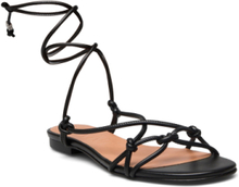 Knots Flat Sandal Shoes Summer Shoes Gladiator Sandals Black Ganni