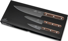 Knife Set Phenix 3-Pack Home Kitchen Knives & Accessories Knife Sets Brown Lion Sabatier