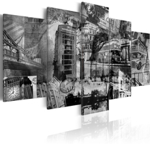 Billede - Essensen af ​​London - 5 stk - 200 x 100 cm