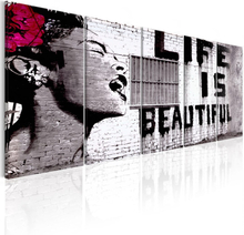 Billede - Banksy: Life is Beautiful - 200 x 80 cm