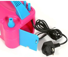 "600w elektrisk uppblåsningspump elektrisk ballonguppblåsningspump Två bärbara fläktluftmunstycken (rosa)"