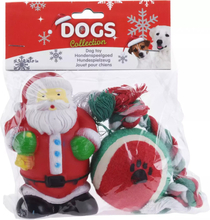 Honden speelgoed - 3x stuks speeltjes - kerstcadeau huisdieren