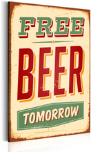 Billede - Free Beer Tomorrow - 60 x 90 cm