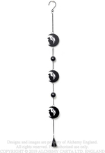 Hängande dekor: Black Cat and Moon