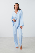 Gina Tricot - Flannel pyjamas trousers - pyjamas - Blue - M - Female
