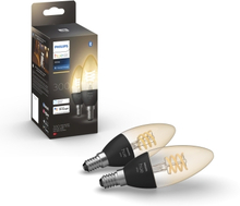 PHILIPS Philips HueW E14 4,5W Fil Candle 2-pack 8719514302211 Replace: N/A