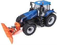 New Holland Tractor w/snow plow R/C 1:16 27MHz
