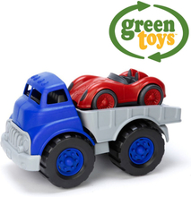 Green Toys - Flatbed Truck with Race Car lavet af 100% genbrugsplastik