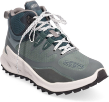 Ke Zionic Mid Wp W-Dark Forest-Sea Moss Shoes Sport Shoes Outdoor/hiking Shoes Grønn KEEN*Betinget Tilbud