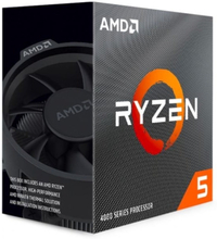 AMD Ryzen 5 4500 - 3,6 GHz - 6 kerner - 12 tråde - 8 MB välimuisti - Socket AM4 - Laatikko - Laatikko