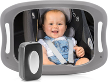 Babyview Led Car Safety Mirror With Light Baby & Maternity Travel Accessories Grå Reer*Betinget Tilbud
