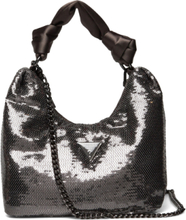 Velina Hobo Bags Hand Bags Sølv GUESS*Betinget Tilbud
