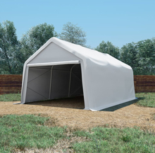 vidaXL Tenda Capannone in PVC 550 g/m² 4x6 m Bianco