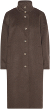 Anni Coat Outerwear Coats Winter Coats Brun NORR*Betinget Tilbud