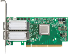 Nvidia MCX515A-GCAT, Intern, Kabel, PCI Express, Fiber, 50000 Mbit/s, Grön