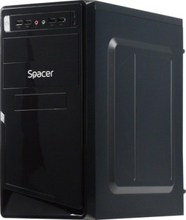 CARCASA SPACER, Mini Tower, mATX, "MOON", 450 (230W for 450W Desktop PC), USB 2.0 x 4, Jack 3.5mm x 2, "SPC-MOON"